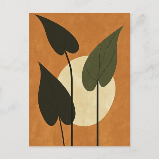 図形オーガニック#131' ポストカード (正面)