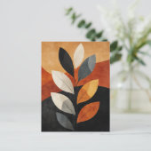 図形オーガニック#133 ポストカード (スタンド正面)