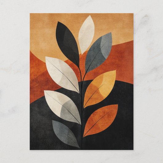 図形オーガニック#133 ポストカード (正面)