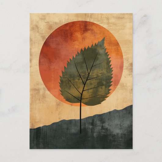 図形オーガニック#134 ポストカード (正面)