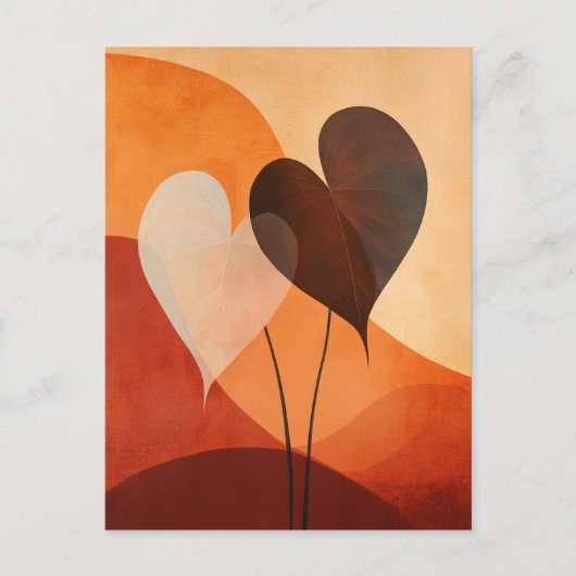 図形オーガニック#135 ポストカード (正面)