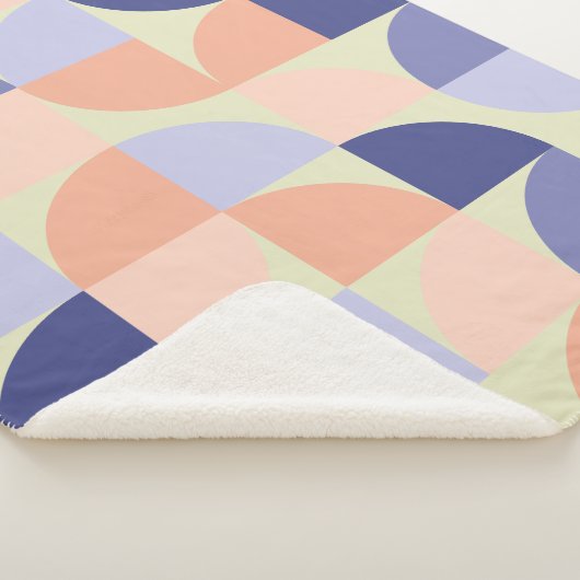 図形グラフィックデザイン図形 |紫と珊瑚 シェルパブランケット (3/4)