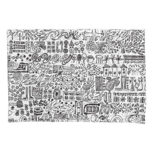図形デザイン抽象芸術パターン。 枕カバー (正面)