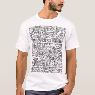 図形デザイン抽象芸術パターン。 Tシャツ
