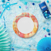 図形パターン1 ペーパープレート (パーティー)