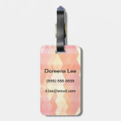 図形パターン1 ラゲッジタグ (裏面縦)