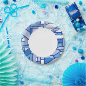 図形パターン2 ペーパープレート (パーティー)