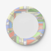図形パターン3 ペーパープレート (正面)