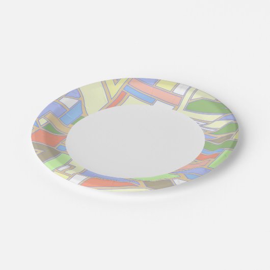 図形パターン3 ペーパープレート (アングル)