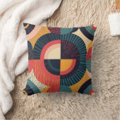 図形パターン クッション (ブランケット)