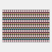 図形パターン ラッピングペーパーシート (正面3)