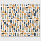 図形パターン ラッピングペーパー (フラット)