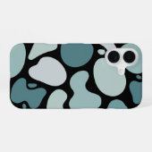 図形パターン iPhone 16ケース (裏面横)
