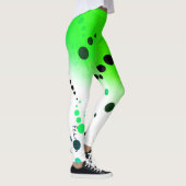 図形ファンキー抽象芸術アート大胆不敵レギンス レギンス (右)