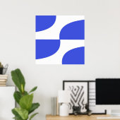 図形モダンデザインアート ポスター (ホームオフィス)