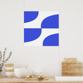 図形モダンデザインアート ポスター (キッチン)