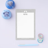 図形モダンパターン灰色の黒 チラシ (シングル)