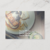 図形モダンブラウンショップ 名刺 (裏面)