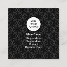 図形モダンブラックショップ