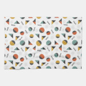 図形モダン形状 キッチンタオル (横)