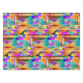 図形モダン抽象芸術パターン テーブルクロス (正面(横))