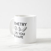 図形保の形状 コーヒーマグカップ (正面左)