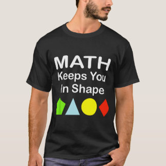図形保内の演算おもしろい先生トレーニング Tシャツ
