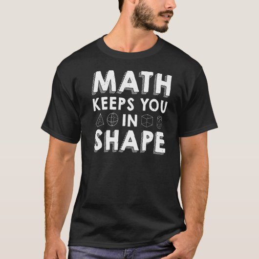 図形保内の演算先生Pun Tシャツ (正面)