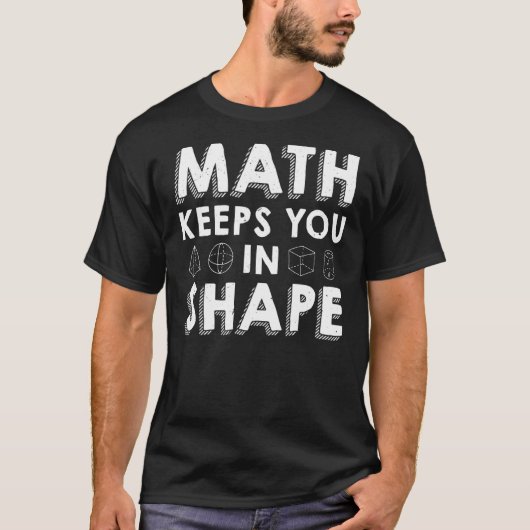 図形保内の演算先生Pun Tシャツ (正面)