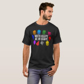 図形保図形の数式演算先生1 Tシャツ (正面フル)