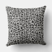 図形抽象芸術140821 – 黒（白） クッション (裏面)