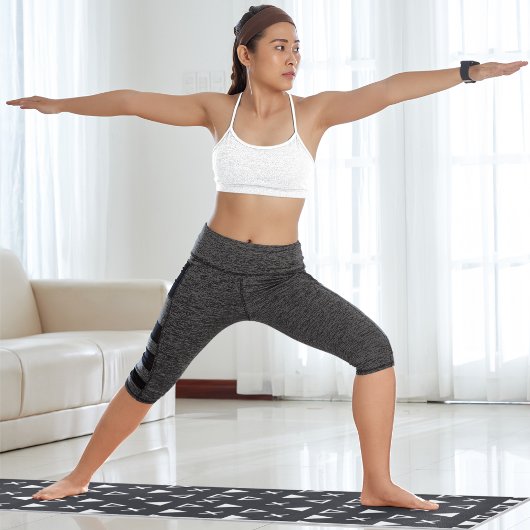 図形線三角形 ヨガマット