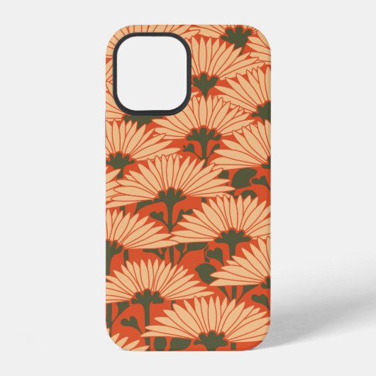 図形背景 iPhoneケース (裏面)