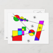 図形1 ポストカード (正面/裏面)