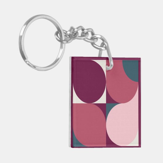 図形 キーホルダー (正面左)