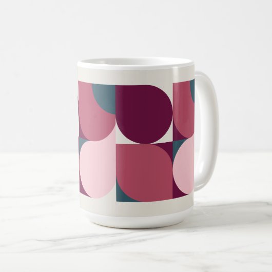 図形 コーヒーマグカップ (正面右)