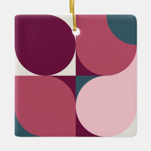 図形 セラミックオーナメント (正面)