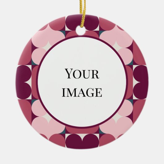 図形 セラミックオーナメント (正面)