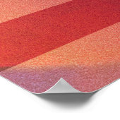 図形、微妙な色、繰り返しパターン ポスター (角)