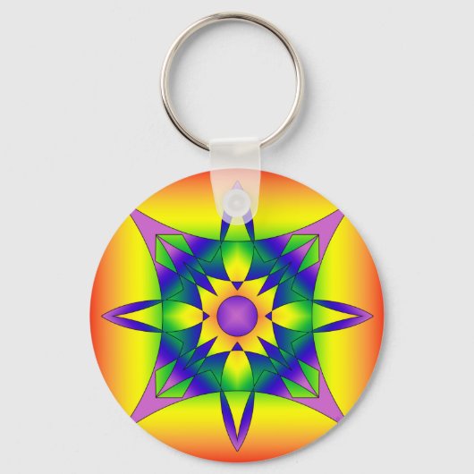 図形R1 キーホルダー (正面)