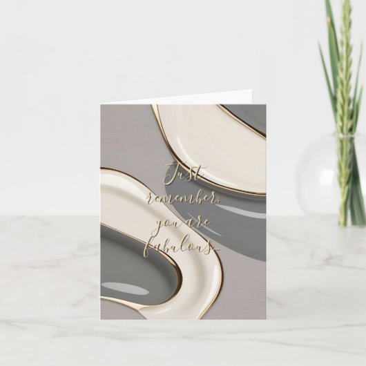 図数々の図用折り畳みカースタイリッシュド ノートカード (正面)