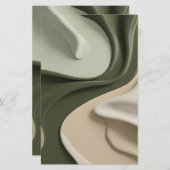 図数々の面の目的文房具紙スタイリッシュ 便箋 (正面/裏面)