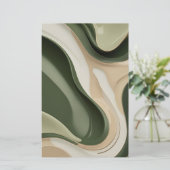 図数々の面の目的文房具紙スタイリッシュ 便箋 (スタンド正面)