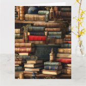 図書内空白のの書籍 カード (黄色い花)