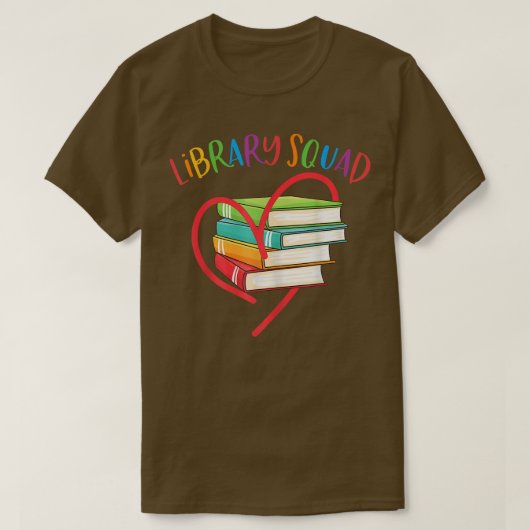図書分館図書室ブックワーム本の恋人 Tシャツ (デザイン正面)