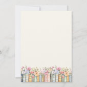 図書卒業 案内状 (裏面)