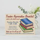 図書台帳学校先生評価 招待状 (スタンド正面)