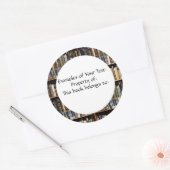 図書図書シール ラウンドシール (封筒)