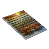 図書図書水彩画 ノートブック (右側)