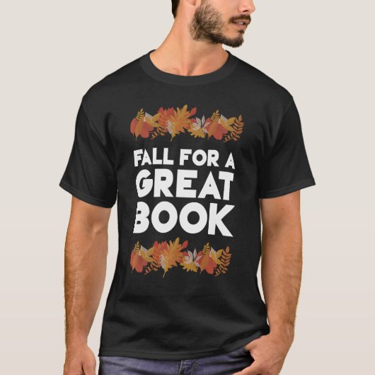 図書図書館素晴らし本の秋 Tシャツ (正面)